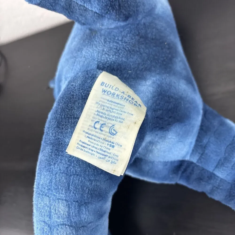 Build A Bear T‎ Rex Dinosaur Blue Tie Dye Plush Stuffed Animal 2017 Toy 17